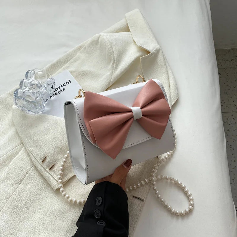 Summer Female Bag Bowknot Tote Bags for Women B478