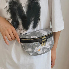 Summer Female Belt Bag Premium Leather Fanny Pack