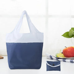 Summer Foldable Shopping Bag Handbag Tote Big Capacity Bucket Bag Shoulder Bag