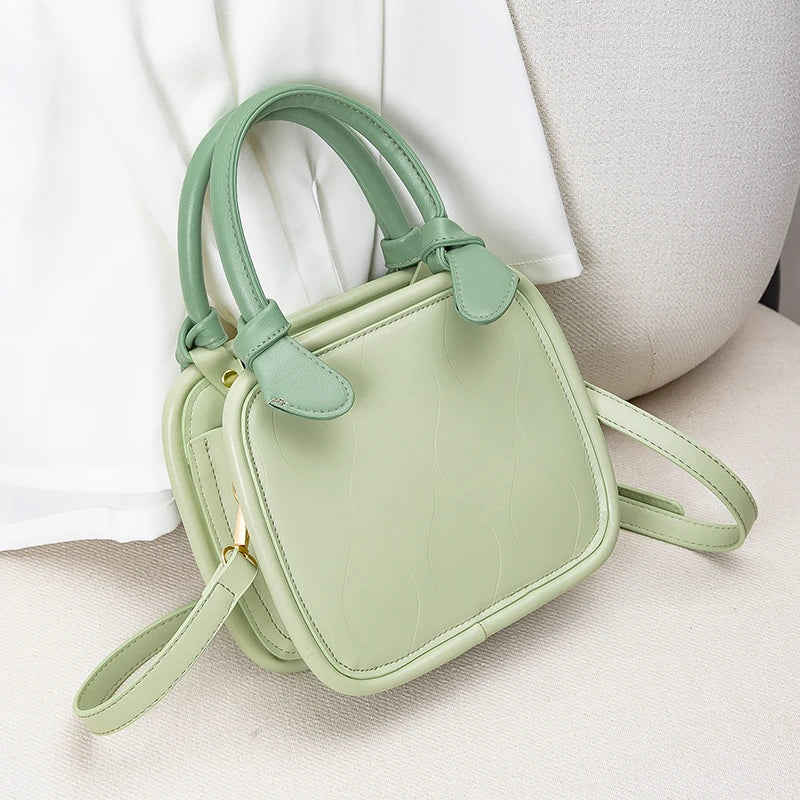 Summer Green Bag Women Mini Flap Handbags Shoulder Small Phone Makeup Purse