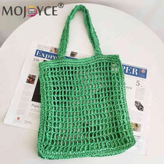 Summer Hand-Woven Beach Vacation Bags Hollow Casual Portable Net Crochet