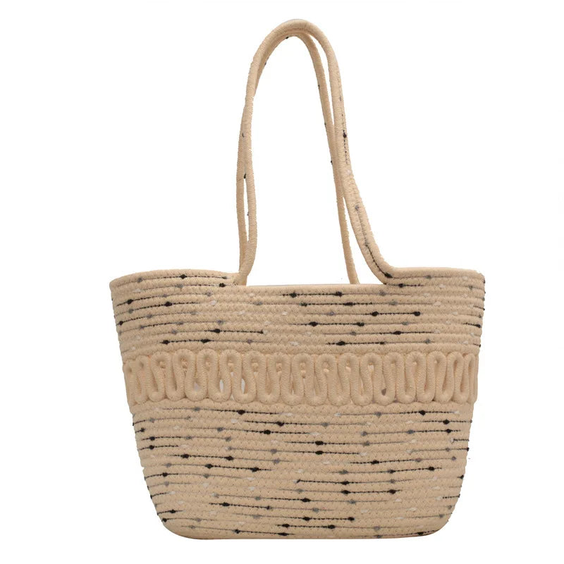 Summer Straw Handbags Hollow Beach Woven Messenger Shoulder Bags