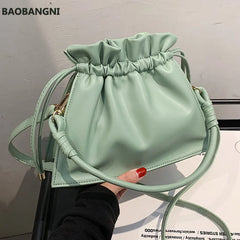 Summer Portable Bucket Bag Messenger Bag Wild Shoulder Bag Female