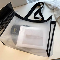 Summer Ins Women Bag Transparent Shoulder Tote Large-capacity Handbag