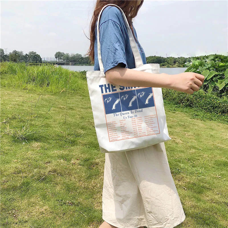 Summer Cartoon Shoulder Bag Female College Canvas Bags