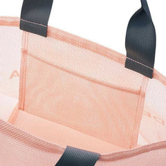 Summer Large Capacity Beach Totes Women Solid Mesh Bag Durable Holiday Beach Bag