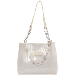 Summer PVC Women's Bag Canvas Tote Large Handbag
