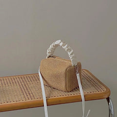 Summer Beach Handbag Crossbody Messenger Ladies Woven Bag Purse Tote