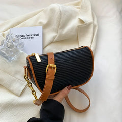 Knitting Top Handle Crossbody Shoulder Bag for Women