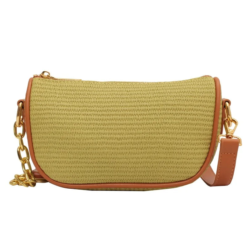 Knitting Top Handle Crossbody Shoulder Bag for Women
