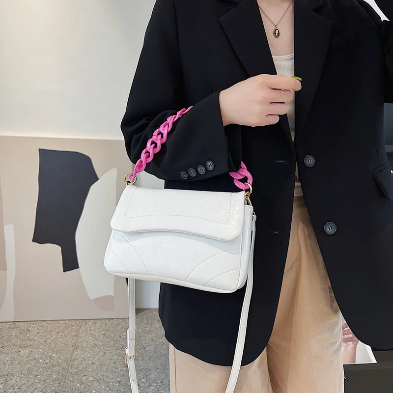 Summer Shoulder Women's Bag Crossbody Small Flap Handbag