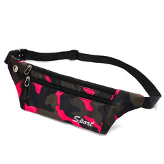 Dark Grain Bum Bag Canvas Unisex Fanny Pack Waist Hip Belt Bag