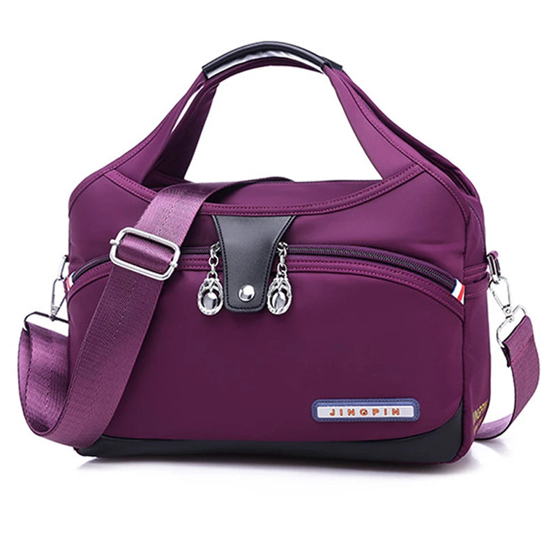 Summer Casual Single Shoulder Bag Large Capacity Canvas Lady's Bag