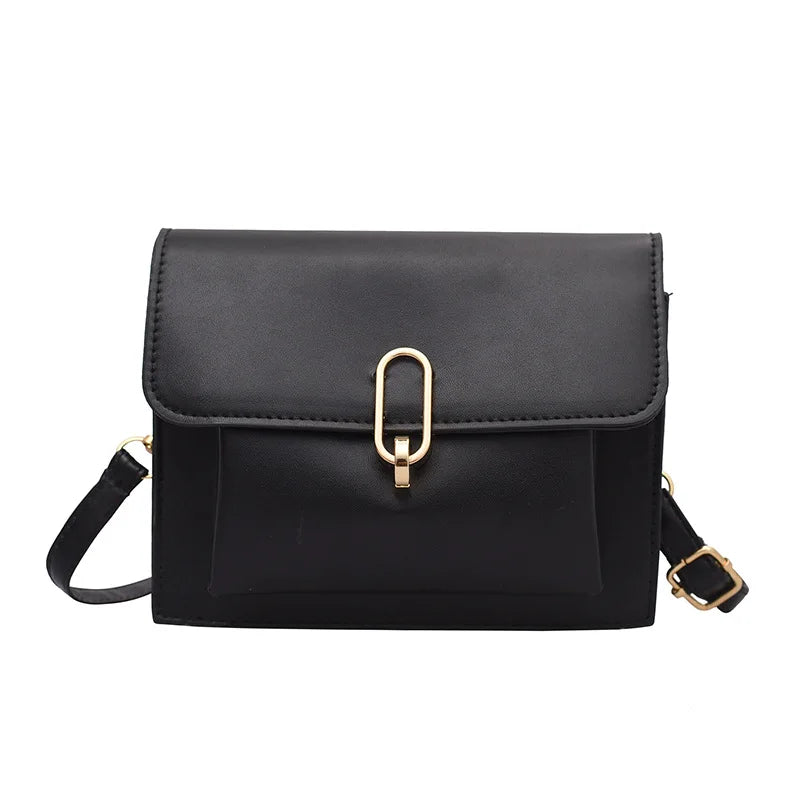 Summer Diagonal Women's Handbag Shoulder Bag Lock Small Square Crossbody Bag