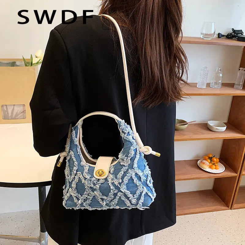 Summer Shoulder Bag High Women Hand Bag Underarm PU Leather Handbags