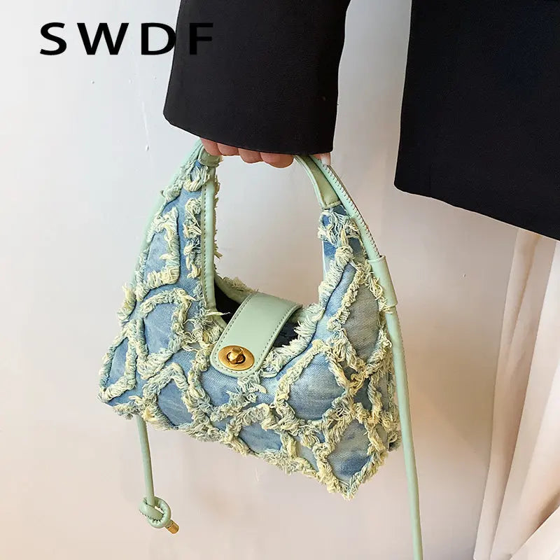 Summer Shoulder Bag High Women Hand Bag Underarm PU Leather Handbags