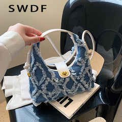 Summer Shoulder Bag High Women Hand Bag Underarm PU Leather Handbags