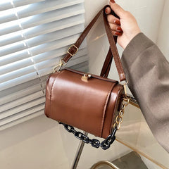 Summer Retro Diagonal Women's Handbag Shoulder Bag Lock Vintage