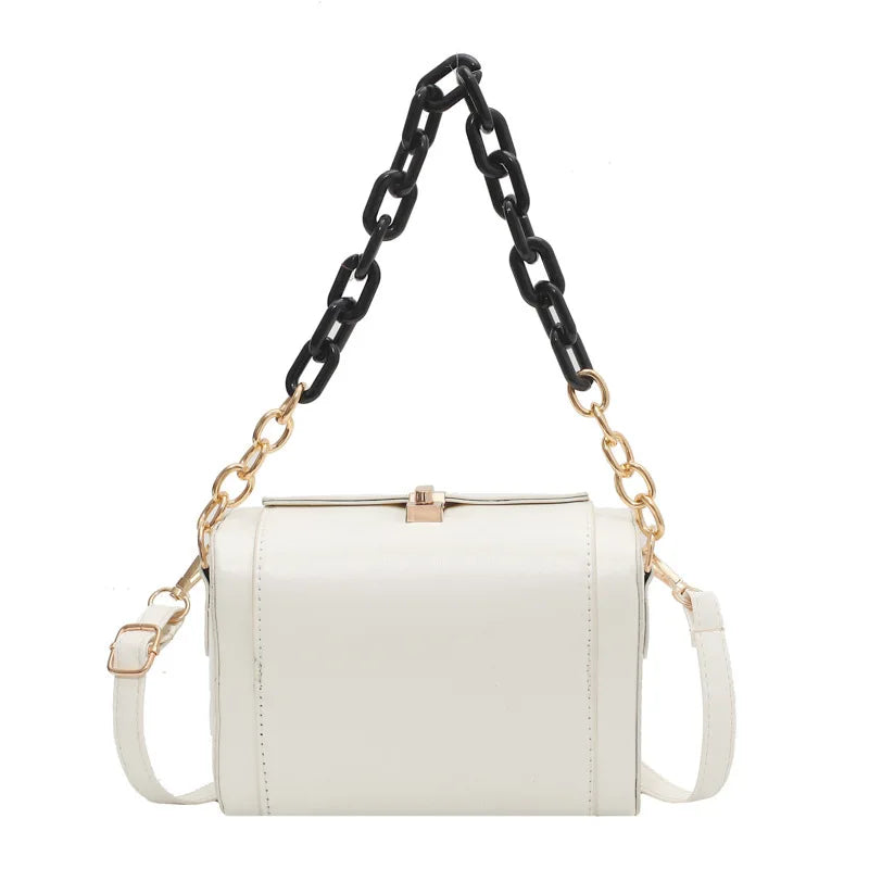 Summer Retro Diagonal Women's Handbag Shoulder Bag Lock Vintage