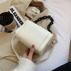 Summer Retro Diagonal Women's Handbag Shoulder Bag Lock Vintage