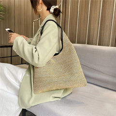 Summer Woven Shoulder Bag Straw Bags Woman
