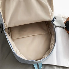 Waterproof Nylon Women's Backpack for Girls Large Capacity Travel Bag