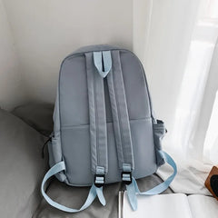 Waterproof Nylon Women's Backpack for Girls Large Capacity Travel Bag