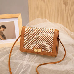 Summer Women's Messenger Bag Mesh Bag One-shoulder Mobile Phone Bag