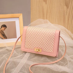 Summer Women's Messenger Bag Mesh Bag One-shoulder Mobile Phone Bag