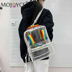 Summer PVC Clear Yoga Gym Bag Transparent Waterproof Outdoor Sports Fitness