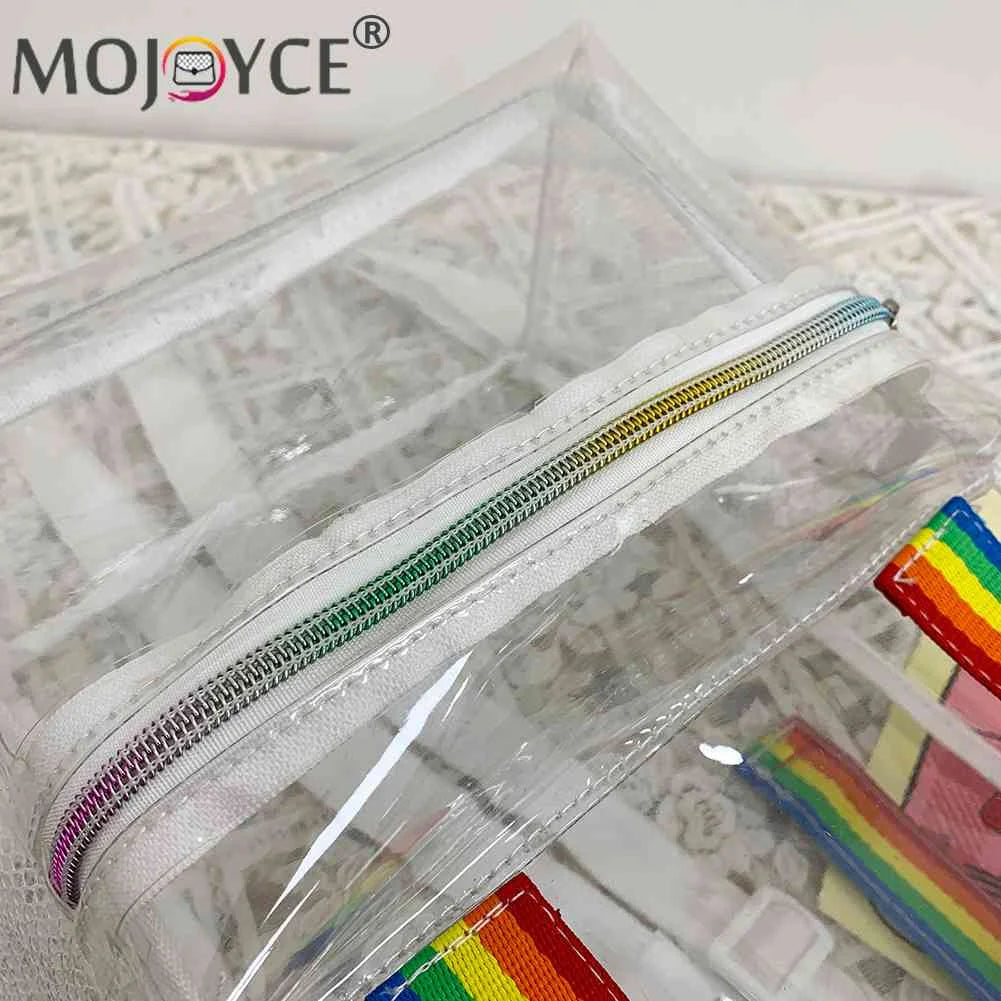 Summer PVC Clear Yoga Gym Bag Transparent Waterproof Outdoor Sports Fitness