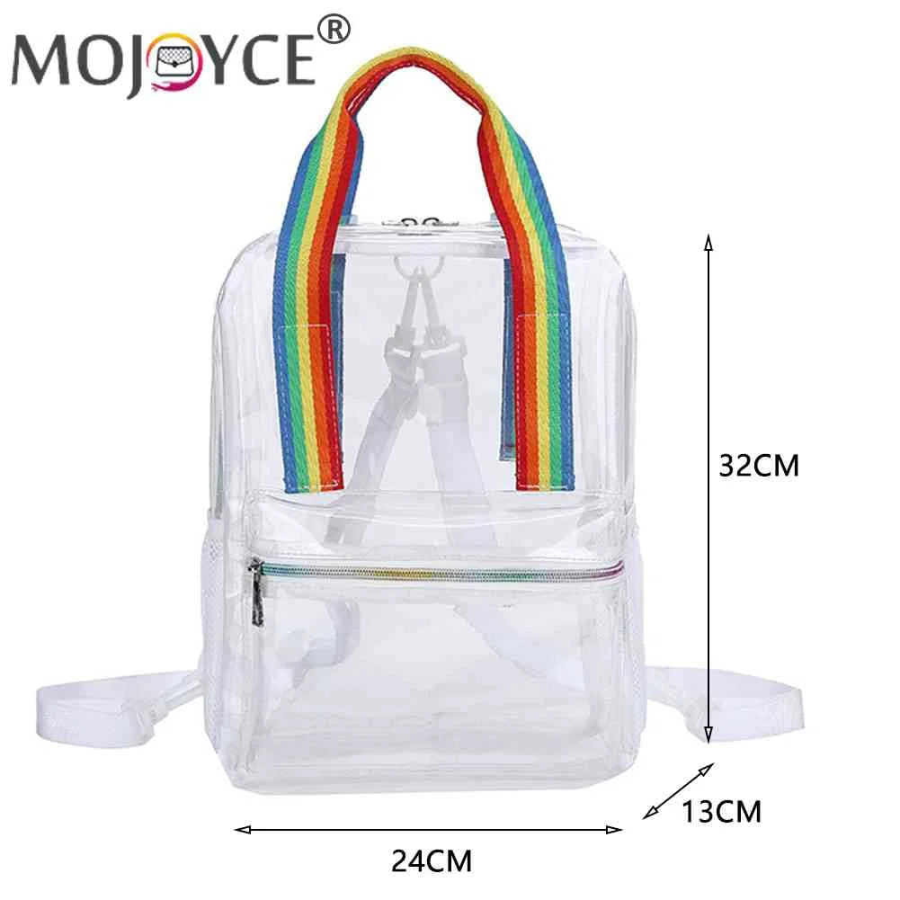 Summer PVC Clear Yoga Gym Bag Transparent Waterproof Outdoor Sports Fitness