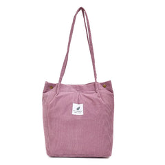 Summer Retro Korean-Style Corduroy One-Shoulder Handbag