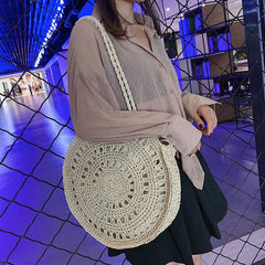 Straw Shoulder Bags for Women Beach CrossBody Bag
