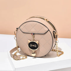 Summer Small Bag Female Round Female Bag Shoulder Round Cake Bag Portable Mini M
