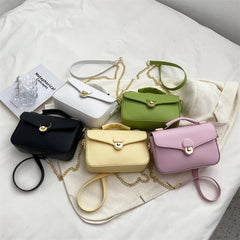 Summer Small PU Leather Crossbody Sling Bag Women Handbag Tote Shoulder Bags