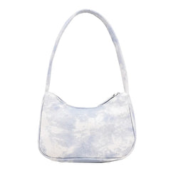 Summer Small Shoulder Bags For Women Canvas Denim Clutch Purse French