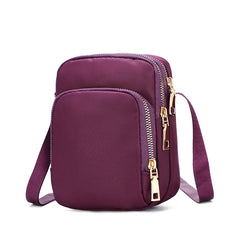 Summer Small Shoulderbag Women Girl Nylon Crossbody Bag Lightweight Phone Wallet