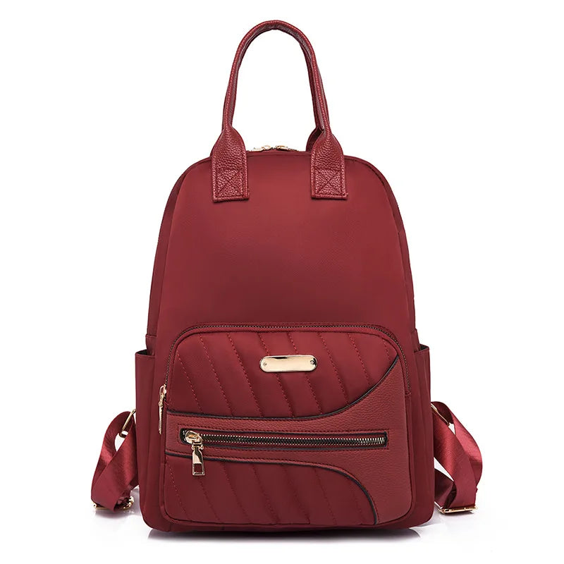 Summer Small Slim Women Bagpack Waterproof Anti Theft Backpack