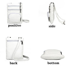 Summer Small Bag Soft Wash PU Leather Handbags Women Shoulder Bags High Ladies H
