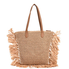 Summer Straw Tote Shoulder Bags for Women Beach Large Capacity Women's Bag
