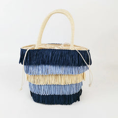 Summer Straw Weave Shoulder Bag For Women Beach Travel Handbag Lady Casual
