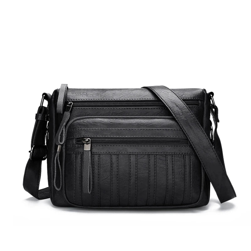 Soft Leather Purses And Handbags Women Shoulder Crossbody Bags High Capacity
