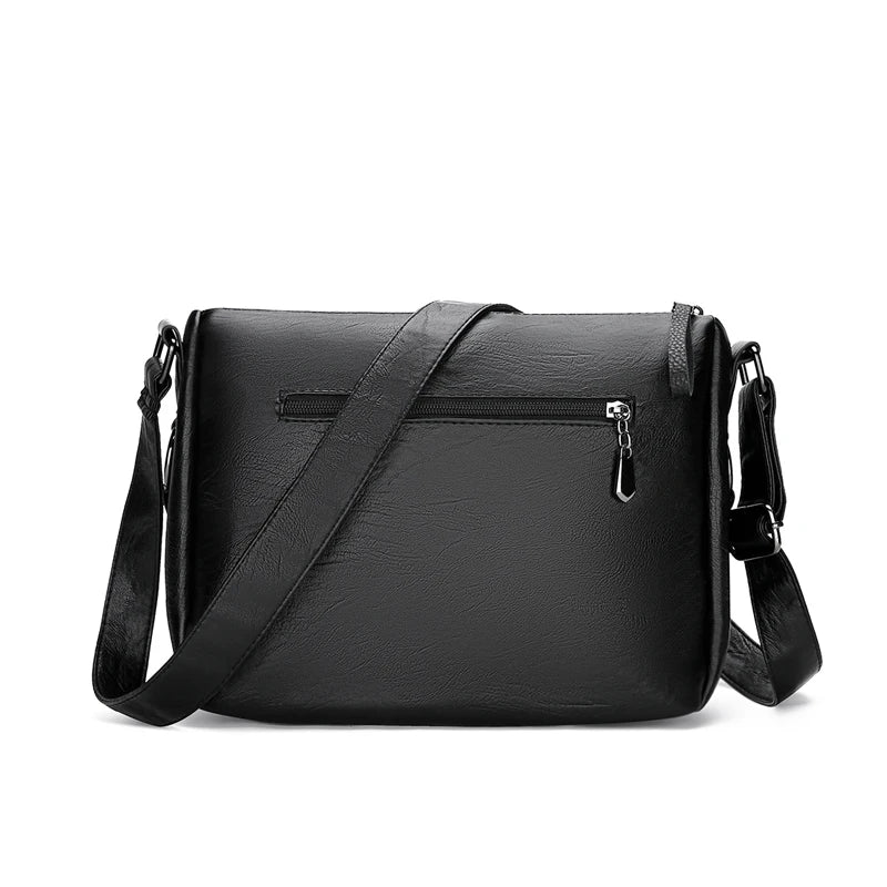 Soft Leather Purses And Handbags Women Shoulder Crossbody Bags High Capacity
