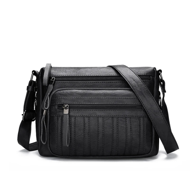 Soft Leather Purses And Handbags Women Shoulder Crossbody Bags High Capacity
