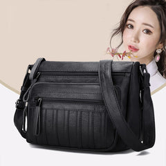 Soft Leather Purses And Handbags Women Shoulder Crossbody Bags High Capacity
