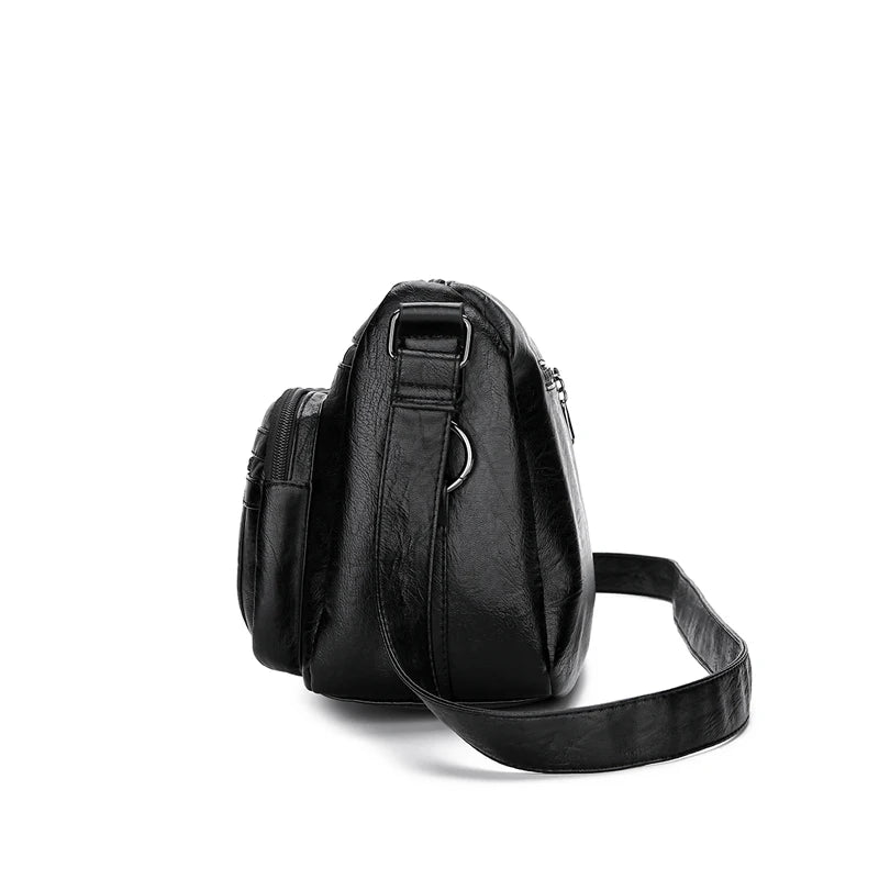 Soft Leather Purses And Handbags Women Shoulder Crossbody Bags High Capacity