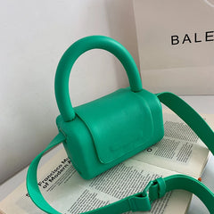 Summer Sweet Candy Jelly Handbags for Women Casual Small Square Tote Bag