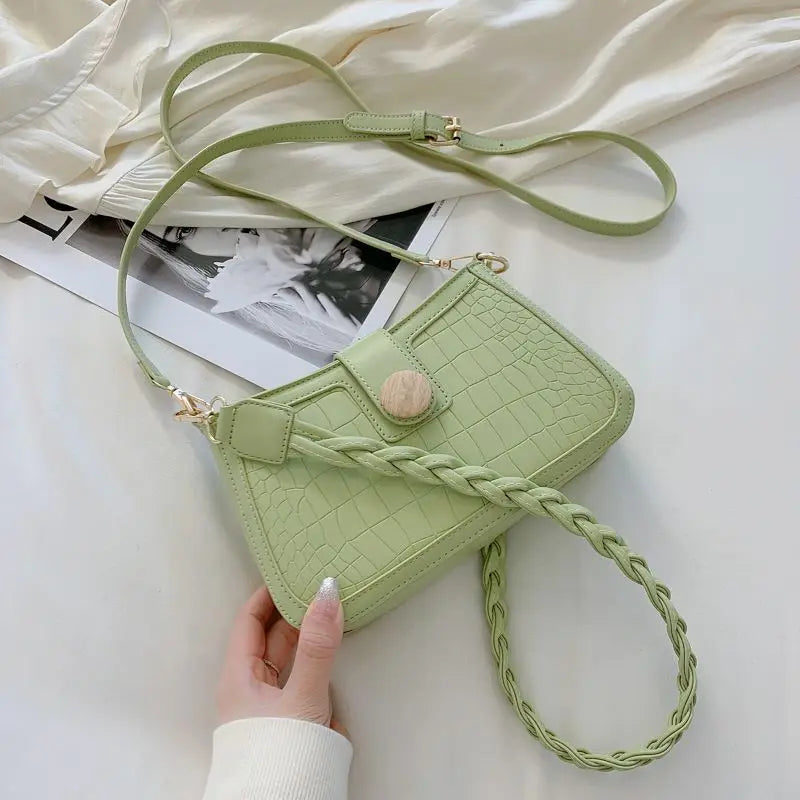 Small Flap Handbag Solid Casual Women's Crossbgdy Bag