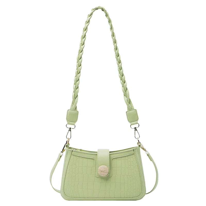 Small Flap Handbag Solid Casual Women's Crossbgdy Bag